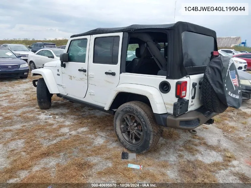 2016 Jeep Wrangler Unlimited 75Th Anniversary VIN: 1C4BJWEG4GL199044 Lot: 40695570