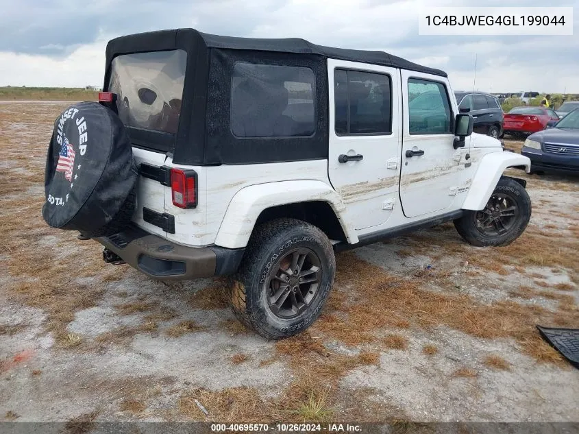 2016 Jeep Wrangler Unlimited 75Th Anniversary VIN: 1C4BJWEG4GL199044 Lot: 40695570