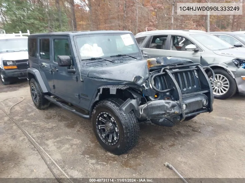 2016 Jeep Wrangler Unlimited Sport VIN: 1C4HJWDG9GL333249 Lot: 40731114