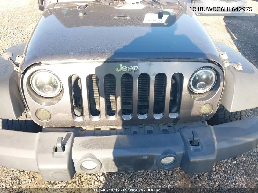 1C4BJWDG6HL642975 2017 Jeep Wrangler Unlimited Sport 4X4