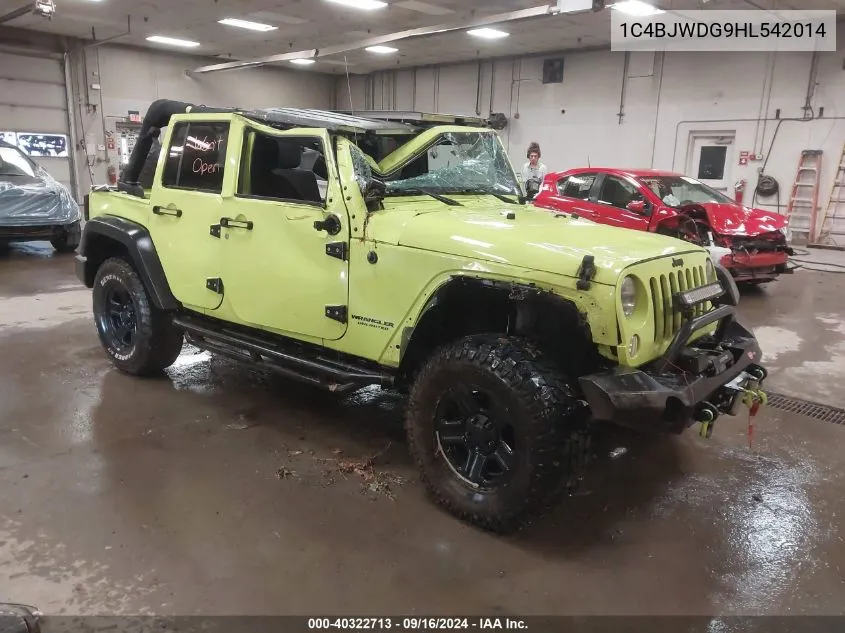 1C4BJWDG9HL542014 2017 Jeep Wrangler Unlimited Sport 4X4