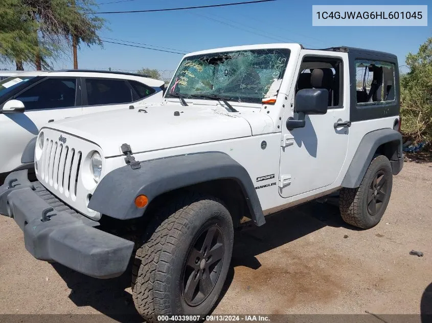 1C4GJWAG6HL601045 2017 Jeep Wrangler Sport