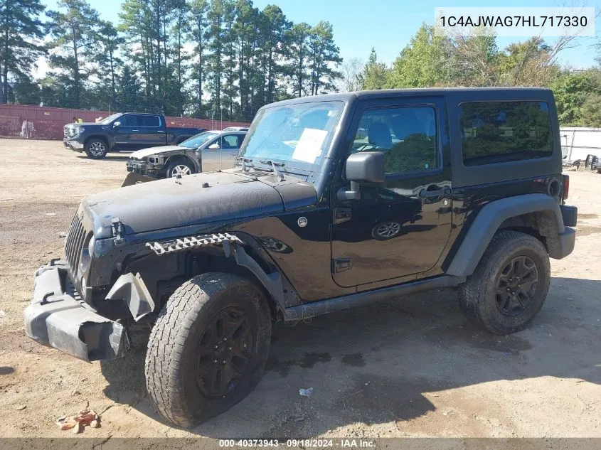 1C4AJWAG7HL717330 2017 Jeep Wrangler Sport