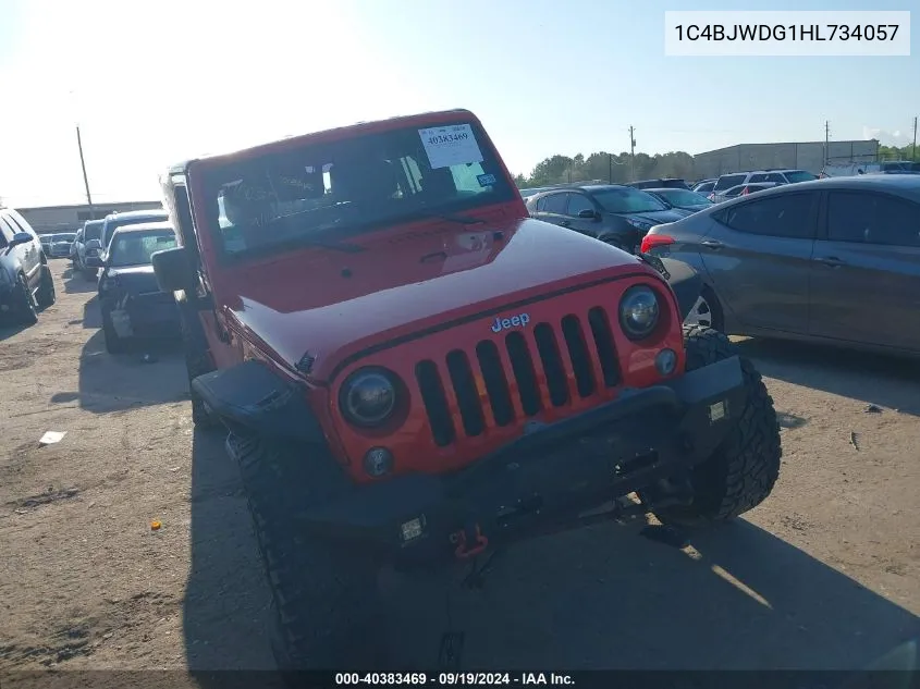 2017 Jeep Wrangler Unlimited Sport 4X4 VIN: 1C4BJWDG1HL734057 Lot: 40383469