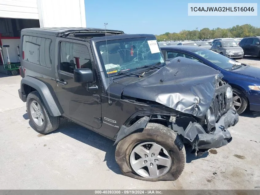 1C4AJWAG2HL516046 2017 Jeep Wrangler Sport 4X4