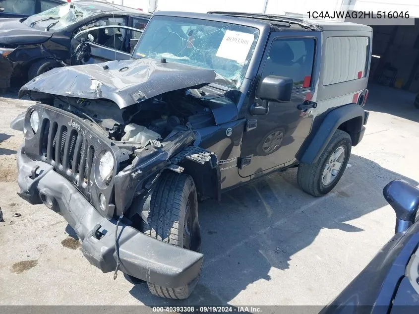 1C4AJWAG2HL516046 2017 Jeep Wrangler Sport 4X4