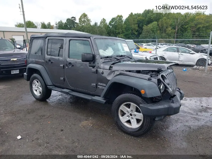 2017 Jeep Wrangler Unlimited Sport 4X4 VIN: 1C4HJWDG2HL545623 Lot: 40441242