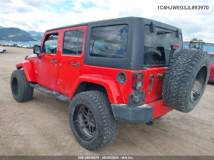 1C4HJWEG3JL893970 2018 Jeep Wrangler Jk Unlimited Sahara