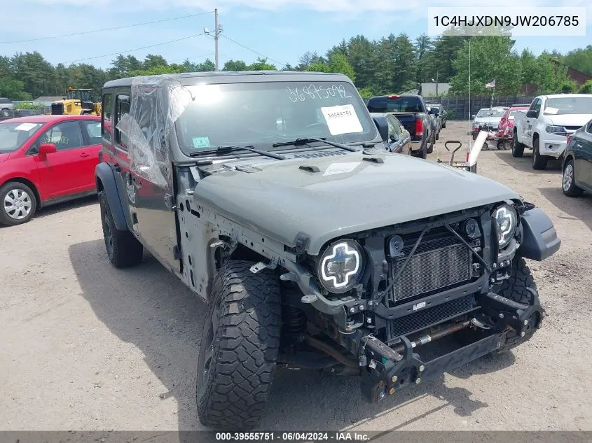 2018 Jeep Wrangler Unlimited Sport S 4X4 VIN: 1C4HJXDN9JW206785 Lot: 39555751