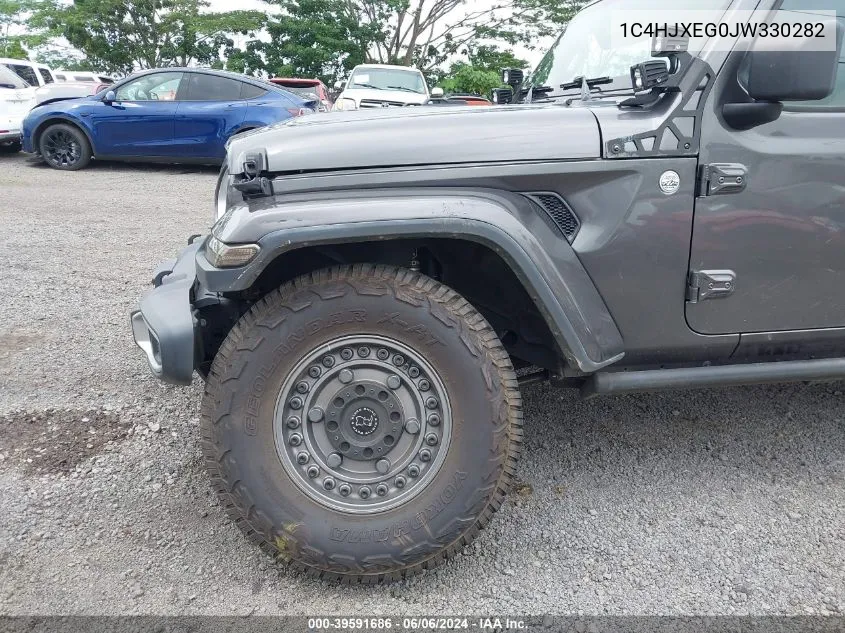 1C4HJXEG0JW330282 2018 Jeep Wrangler Unlimited Sahara 4X4