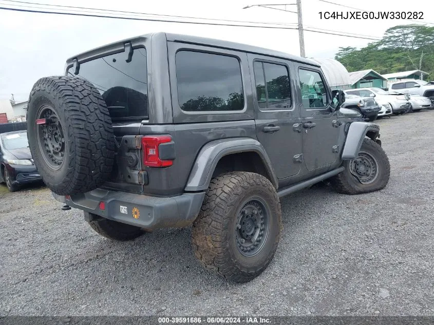 1C4HJXEG0JW330282 2018 Jeep Wrangler Unlimited Sahara 4X4