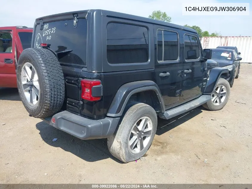 1C4HJXEG9JW306904 2018 Jeep Wrangler Unlimited Sahara 4X4