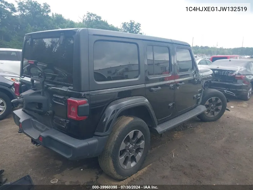 1C4HJXEG1JW132519 2018 Jeep Wrangler Unlimited Sahara 4X4