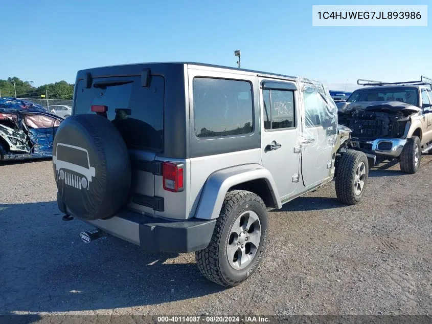 1C4HJWEG7JL893986 2018 Jeep Wrangler Jk Unlimited Sahara