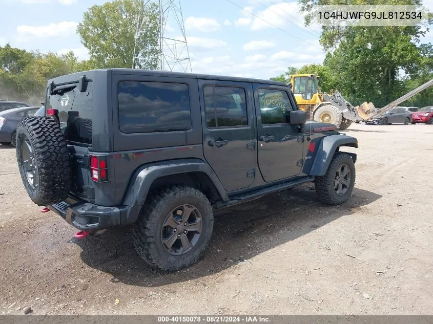 2018 Jeep Wrangler Jk Unlimited Rubicon Recon 4X4 VIN: 1C4HJWFG9JL812534 Lot: 40150078