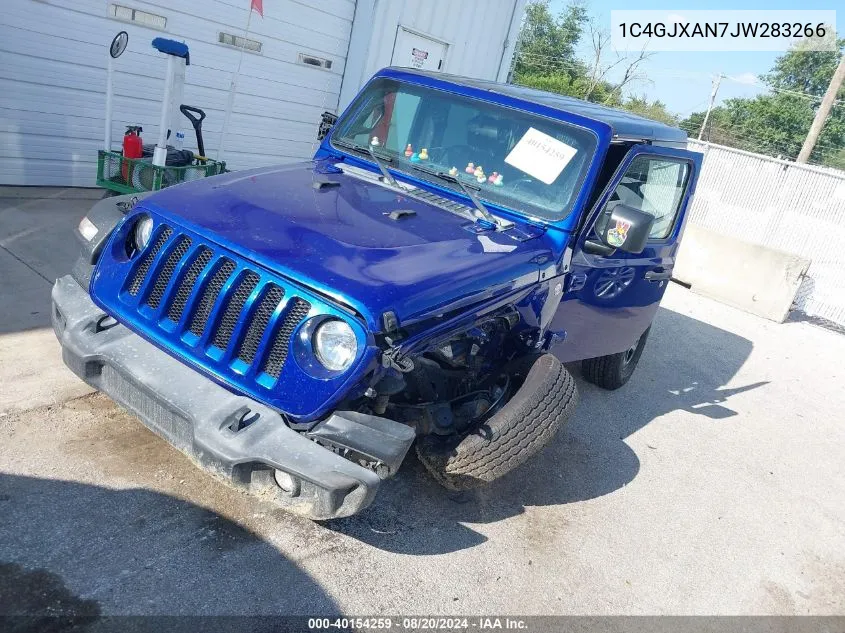 1C4GJXAN7JW283266 2018 Jeep Wrangler Sport