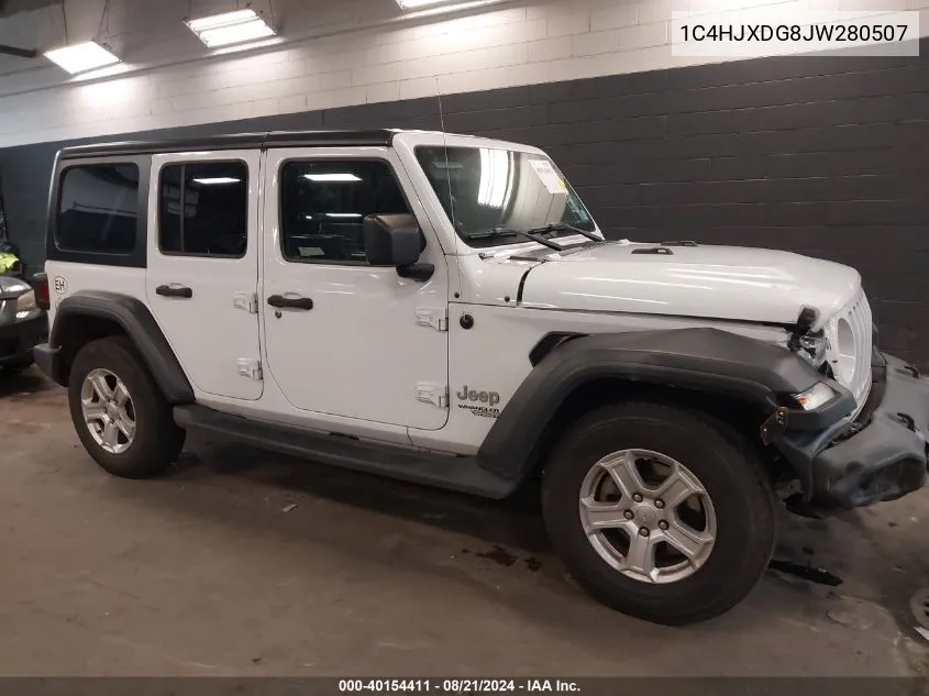 2018 Jeep Wrangler Unlimited Sport S 4X4 VIN: 1C4HJXDG8JW280507 Lot: 40154411