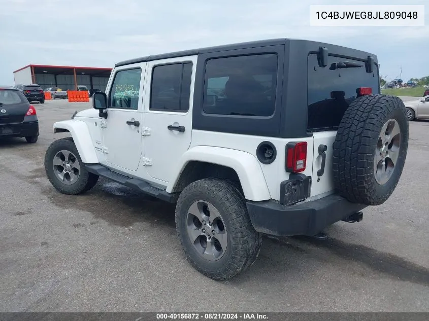 1C4BJWEG8JL809048 2018 Jeep Wrangler Sahara