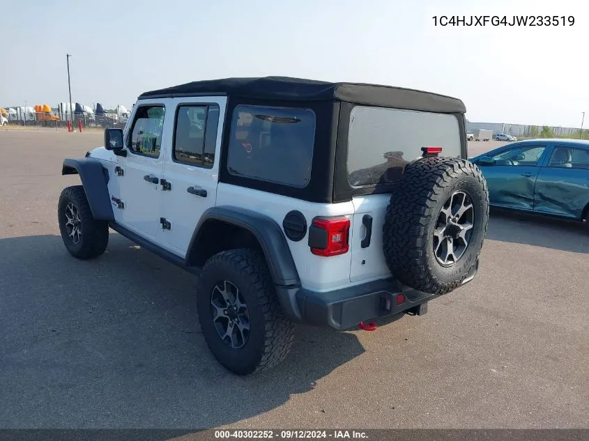 1C4HJXFG4JW233519 2018 Jeep Wrangler Unlimited Rubicon