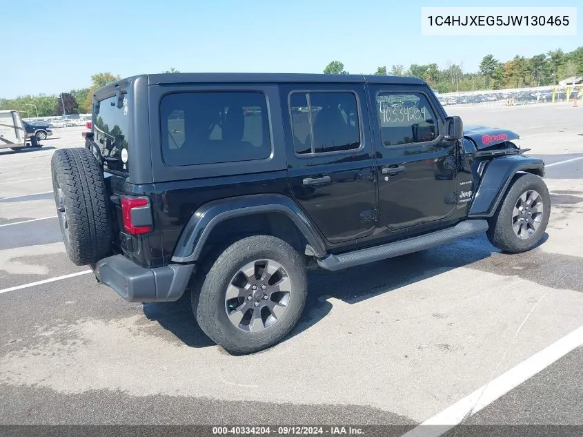 1C4HJXEG5JW130465 2018 Jeep Wrangler Unlimited Sahara