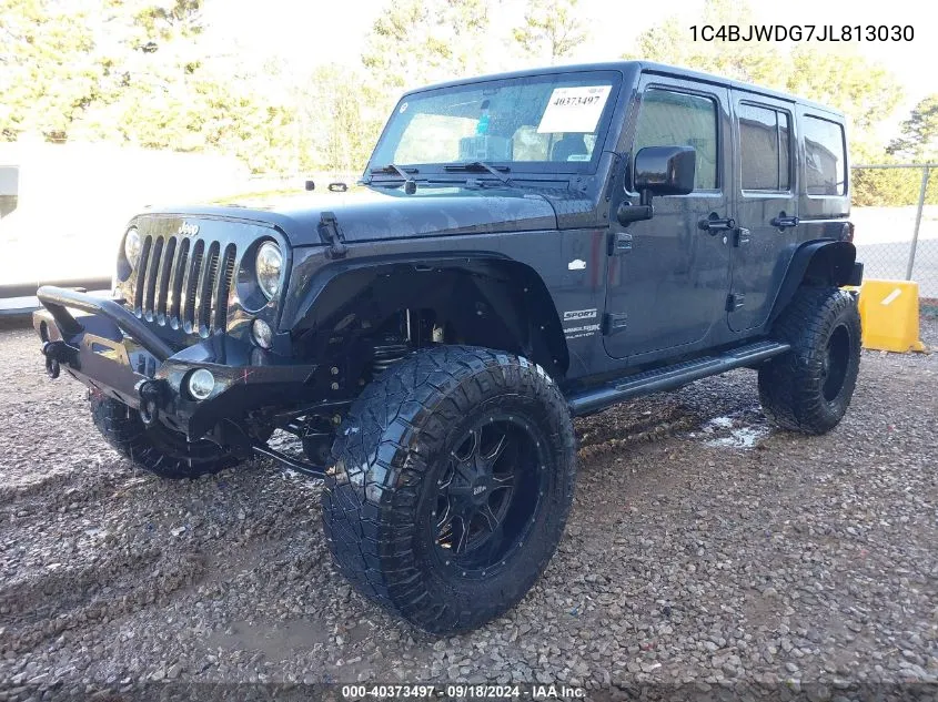 1C4BJWDG7JL813030 2018 Jeep Wrangler Unlimited Sport