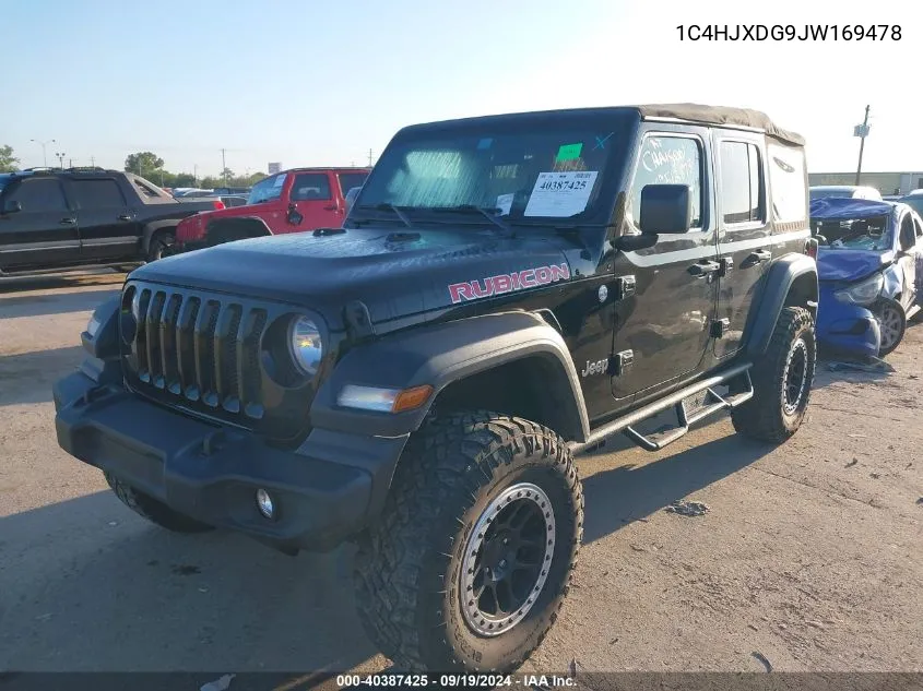 1C4HJXDG9JW169478 2018 Jeep Wrangler Unlimited Sport S 4X4