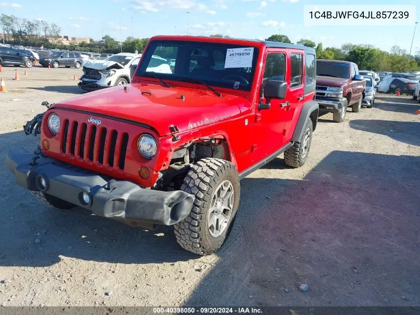 2018 Jeep Wrangler Jk Unlimited Rubicon 4X4 VIN: 1C4BJWFG4JL857239 Lot: 40398050