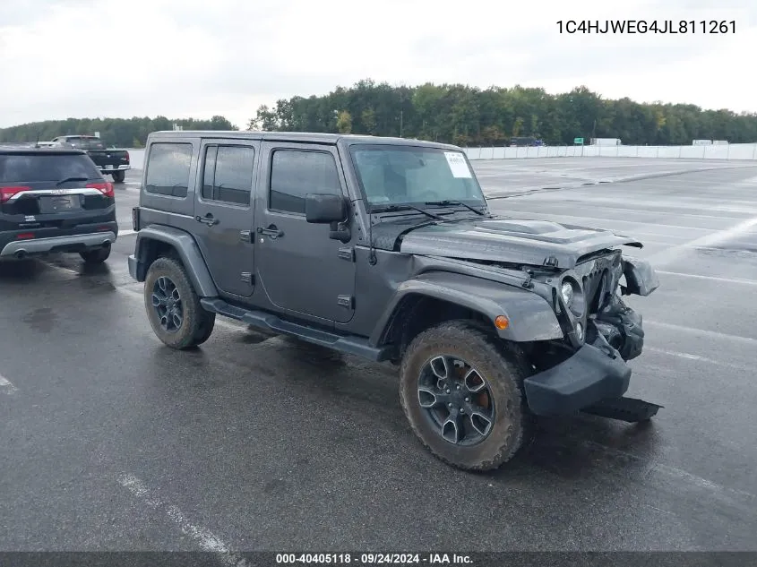 1C4HJWEG4JL811261 2018 Jeep Wrangler Unlimited Sahara