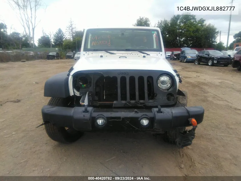 1C4BJWDGXJL882777 2018 Jeep Wrangler Jk Unlimited Willy Wheeler W 4X4