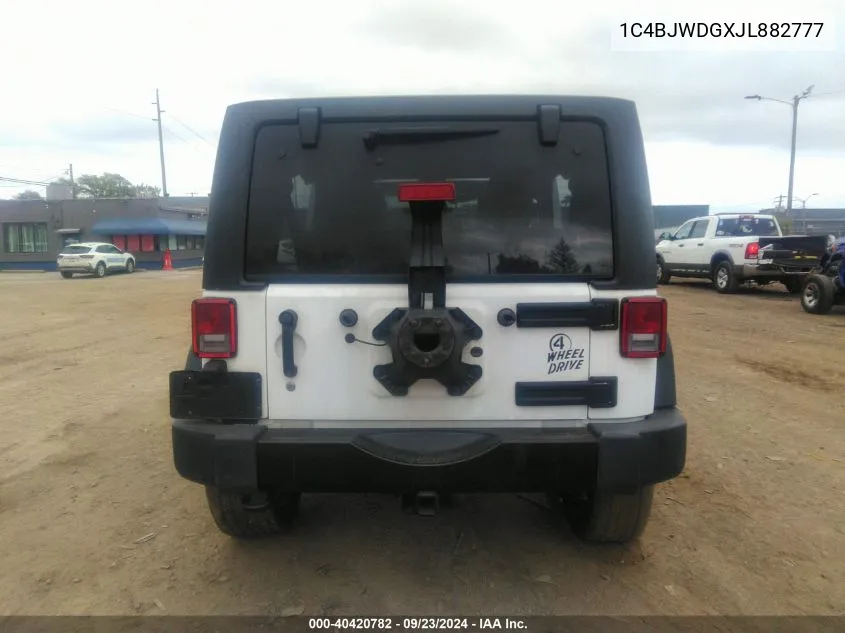 1C4BJWDGXJL882777 2018 Jeep Wrangler Jk Unlimited Willy Wheeler W 4X4