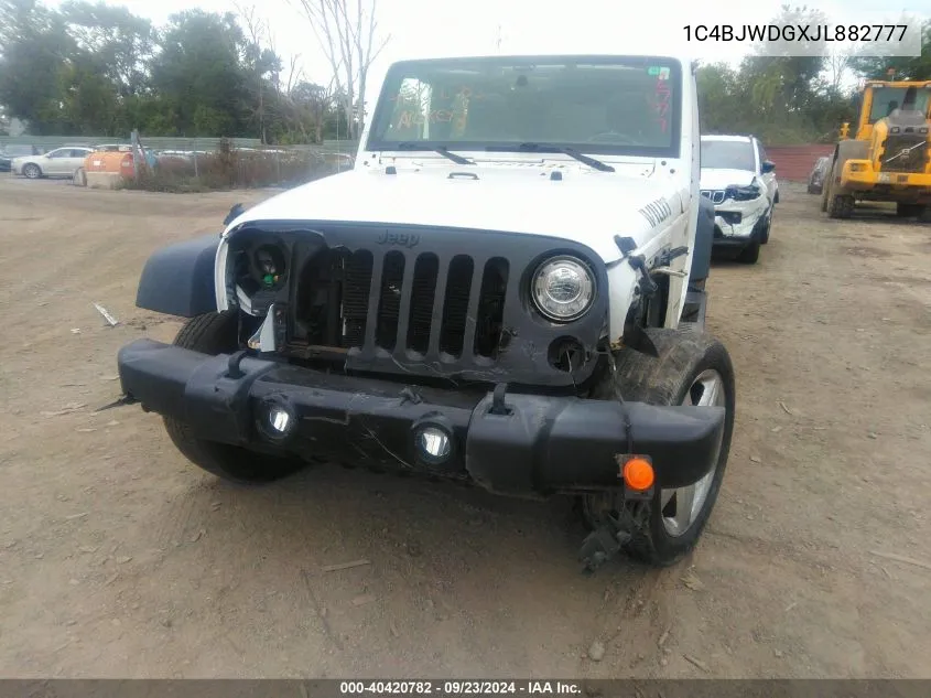 1C4BJWDGXJL882777 2018 Jeep Wrangler Jk Unlimited Willy Wheeler W 4X4