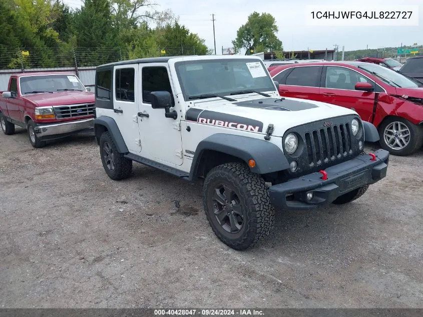 2018 Jeep Wrangler Jk Unlimited Rubicon Recon 4X4 VIN: 1C4HJWFG4JL822727 Lot: 40428047