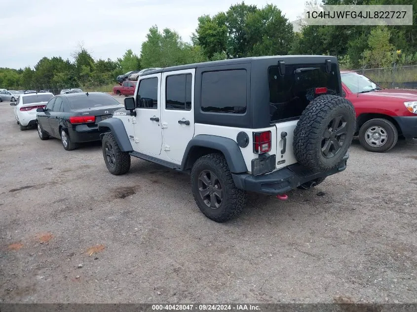 2018 Jeep Wrangler Jk Unlimited Rubicon Recon 4X4 VIN: 1C4HJWFG4JL822727 Lot: 40428047