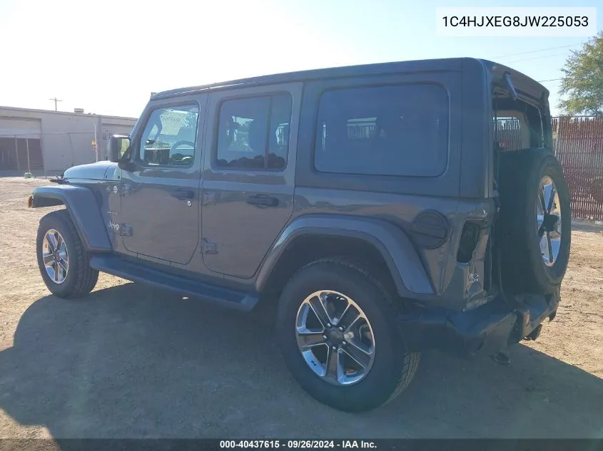 2018 Jeep Wrangler Unlimited Sahara 4X4 VIN: 1C4HJXEG8JW225053 Lot: 40437615