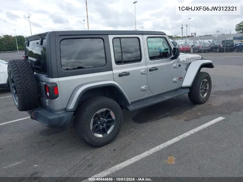 1C4HJXFG6JW312321 2018 Jeep Wrangler Unlimited Rubicon