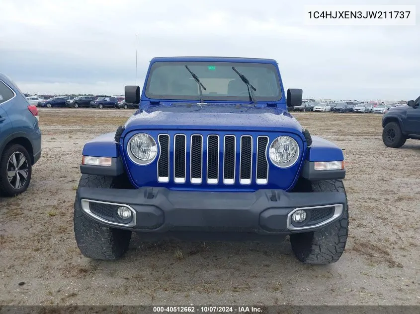 1C4HJXEN3JW211737 2018 Jeep Wrangler Unlimited Sahara