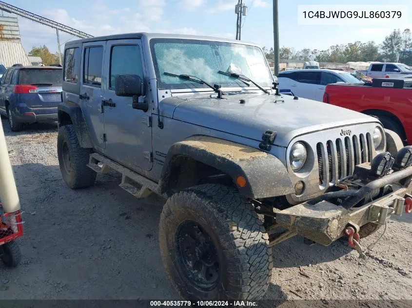 2018 Jeep Wrangler Jk Unlimited Sport S 4X4 VIN: 1C4BJWDG9JL860379 Lot: 40535779