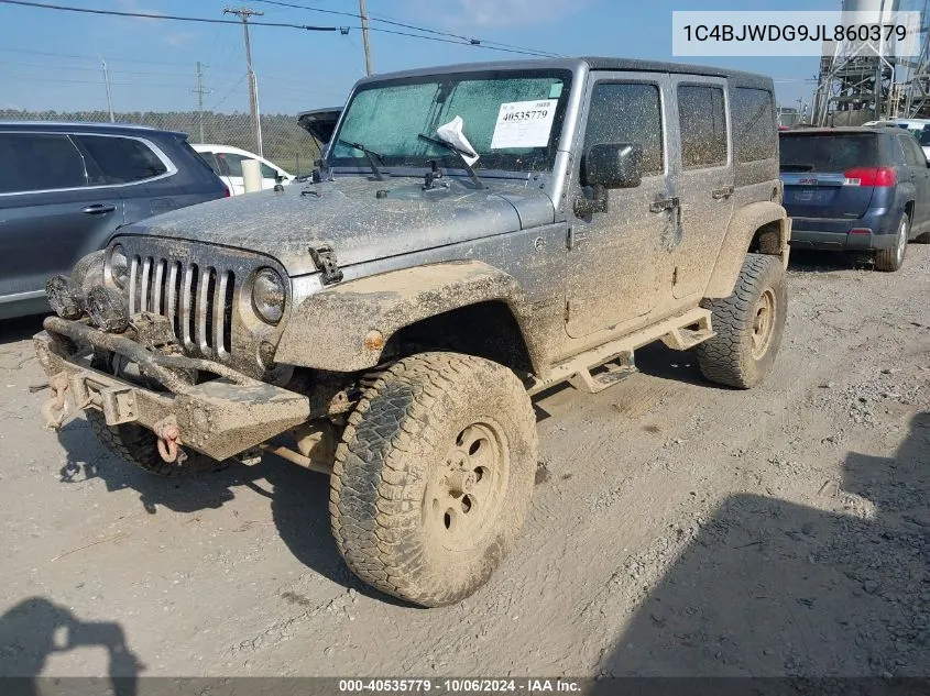 2018 Jeep Wrangler Jk Unlimited Sport S 4X4 VIN: 1C4BJWDG9JL860379 Lot: 40535779