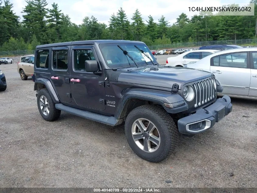 1C4HJXEN5KW596042 2019 Jeep Wrangler Unlimited Sahara 4X4