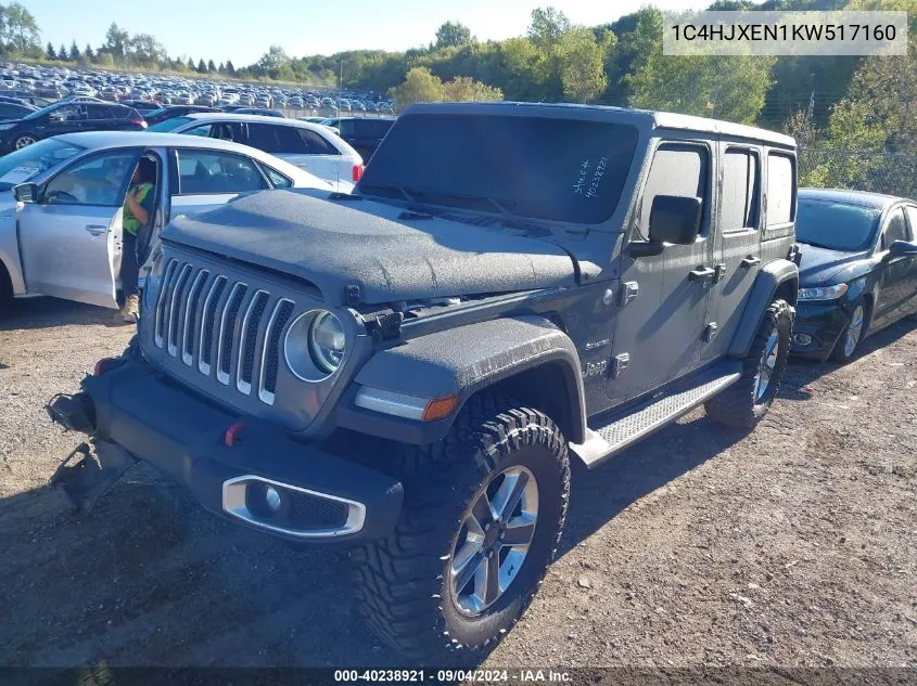 1C4HJXEN1KW517160 2019 Jeep Wrangler Unlimited Sahara