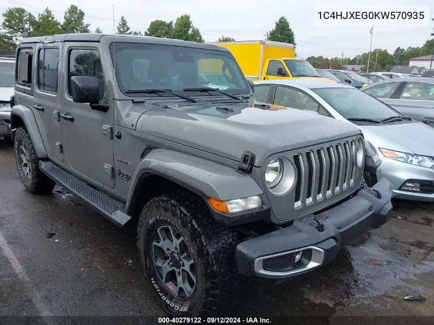 1C4HJXEG0KW570935 2019 Jeep Wrangler Unlimited Sahara 4X4