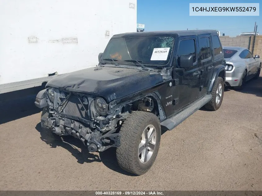 1C4HJXEG9KW552479 2019 Jeep Wrangler Unlimited Sahara 4X4