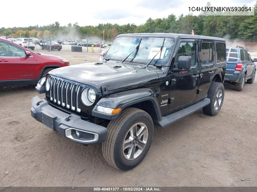 1C4HJXEN8KW593054 2019 Jeep Wrangler Unlimited Sahara 4X4