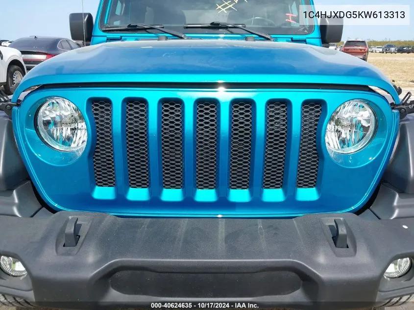 1C4HJXDG5KW613313 2019 Jeep Wrangler Unlimited Sport S 4X4