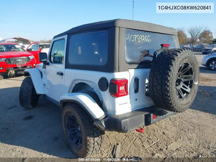 2019 Jeep Wrangler Rubicon 4X4 VIN: 1C4HJXCG8KW620841 Lot: 40789266