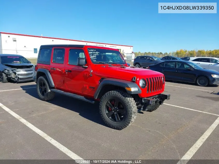 2020 Jeep Wrangler Unlimited Sport Altitude VIN: 1C4HJXDG8LW339350 Lot: 12129850