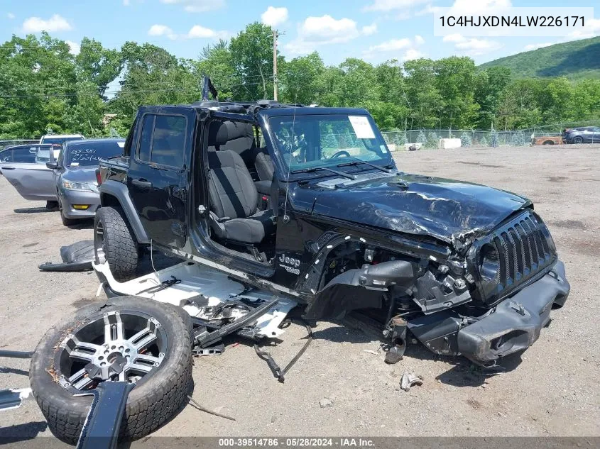 2020 Jeep Wrangler Unlimited Sport S 4X4 VIN: 1C4HJXDN4LW226171 Lot: 39514786