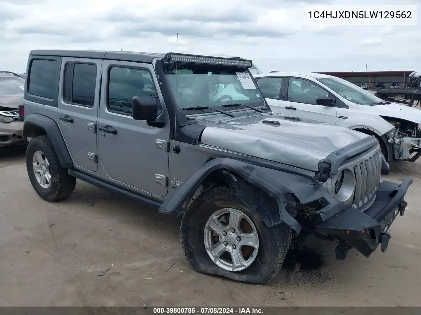 2020 Jeep Wrangler Unlimited Sport S 4X4 VIN: 1C4HJXDN5LW129562 Lot: 39800785