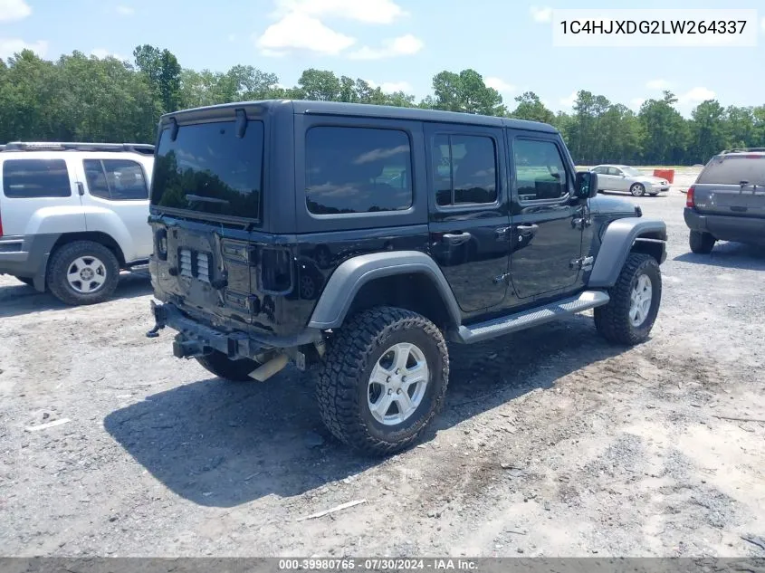 2020 Jeep Wrangler Unlimited Sport S 4X4 VIN: 1C4HJXDG2LW264337 Lot: 39980765