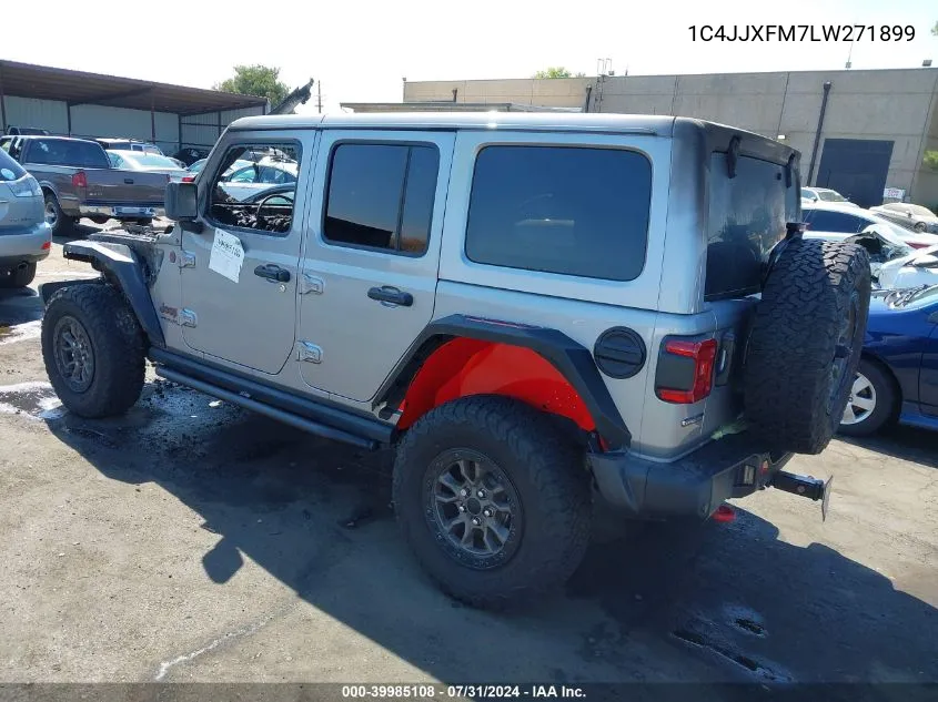 2020 Jeep Wrangler Unlimited Rubicon 4X4 VIN: 1C4JJXFM7LW271899 Lot: 39985108